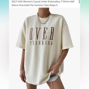 OVERTHINKING shirt